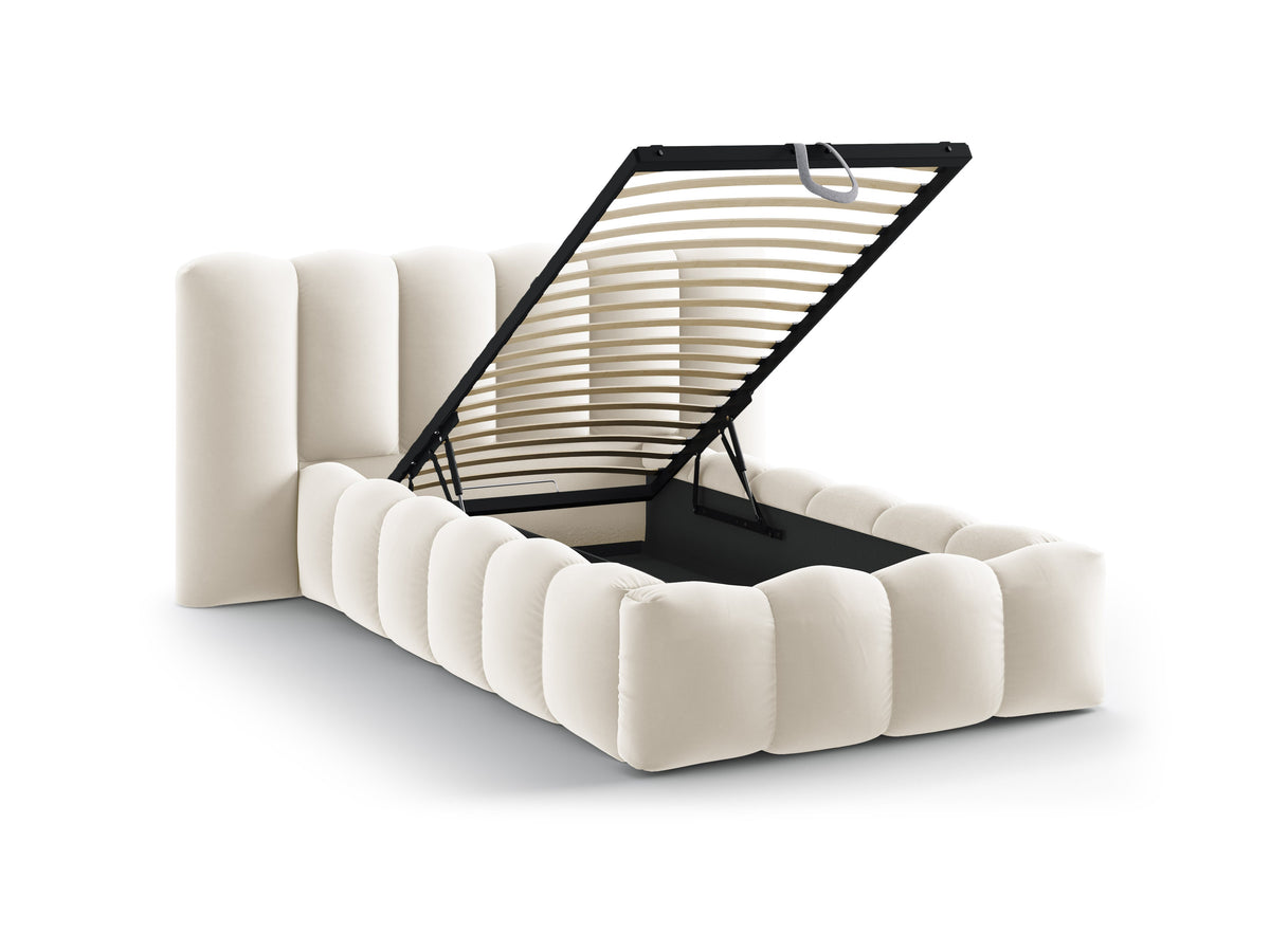 Lupine Letto Contenitore Con Testiera Letto Paris - Beige