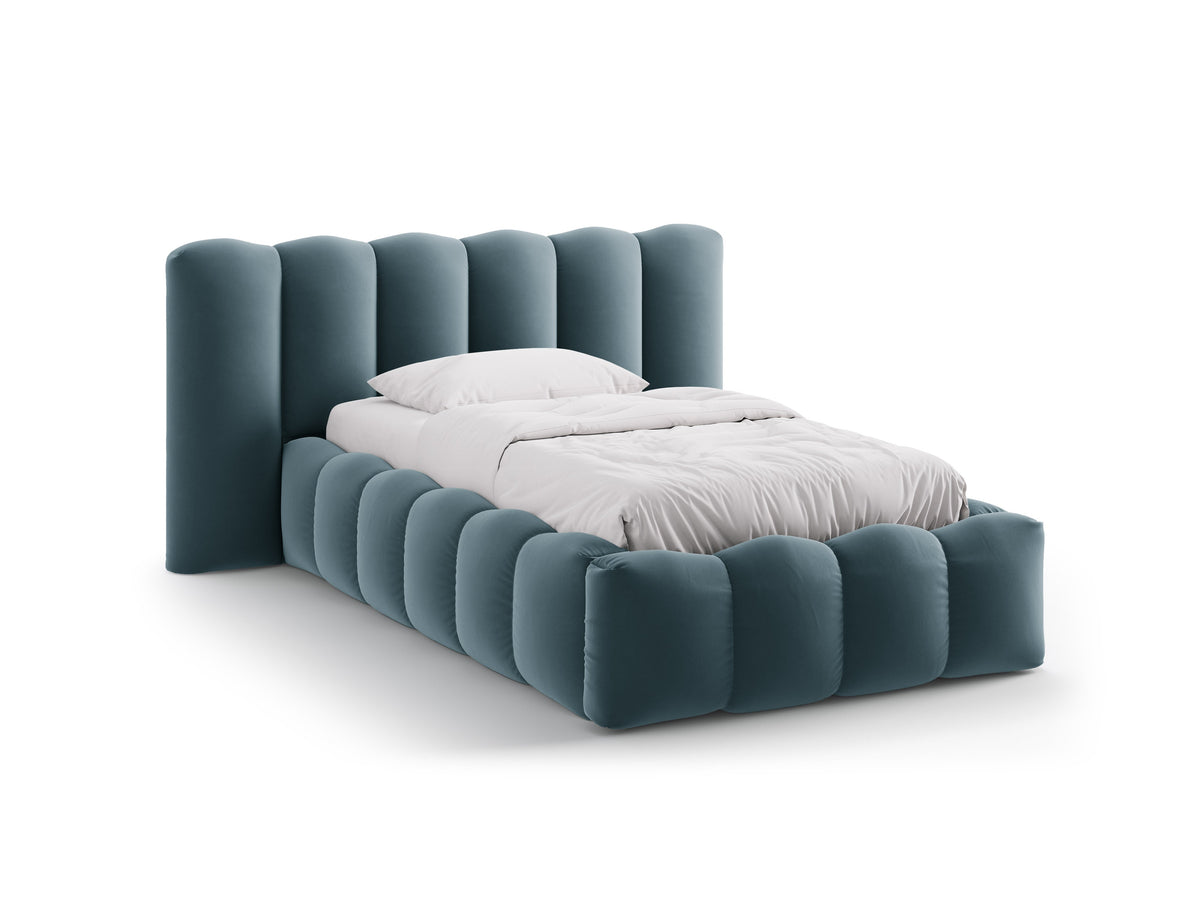 Lupine Letto Contenitore Con Testiera Letto Paris - Blu