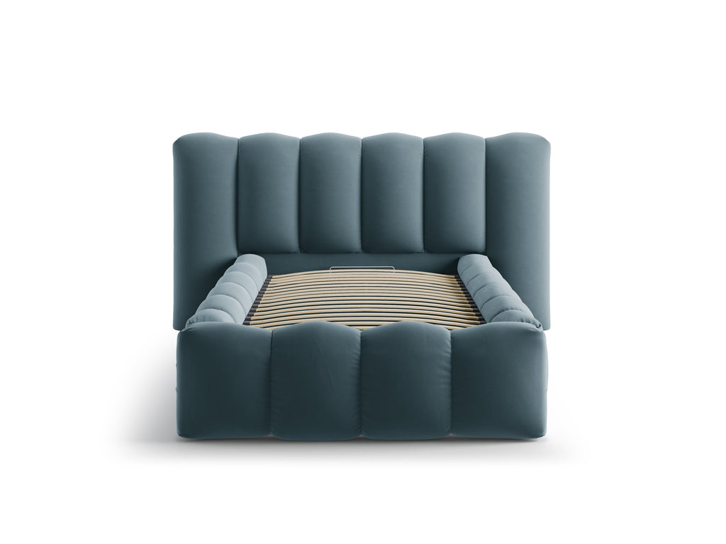 Lupine Letto Contenitore Con Testiera Letto Paris - Blu