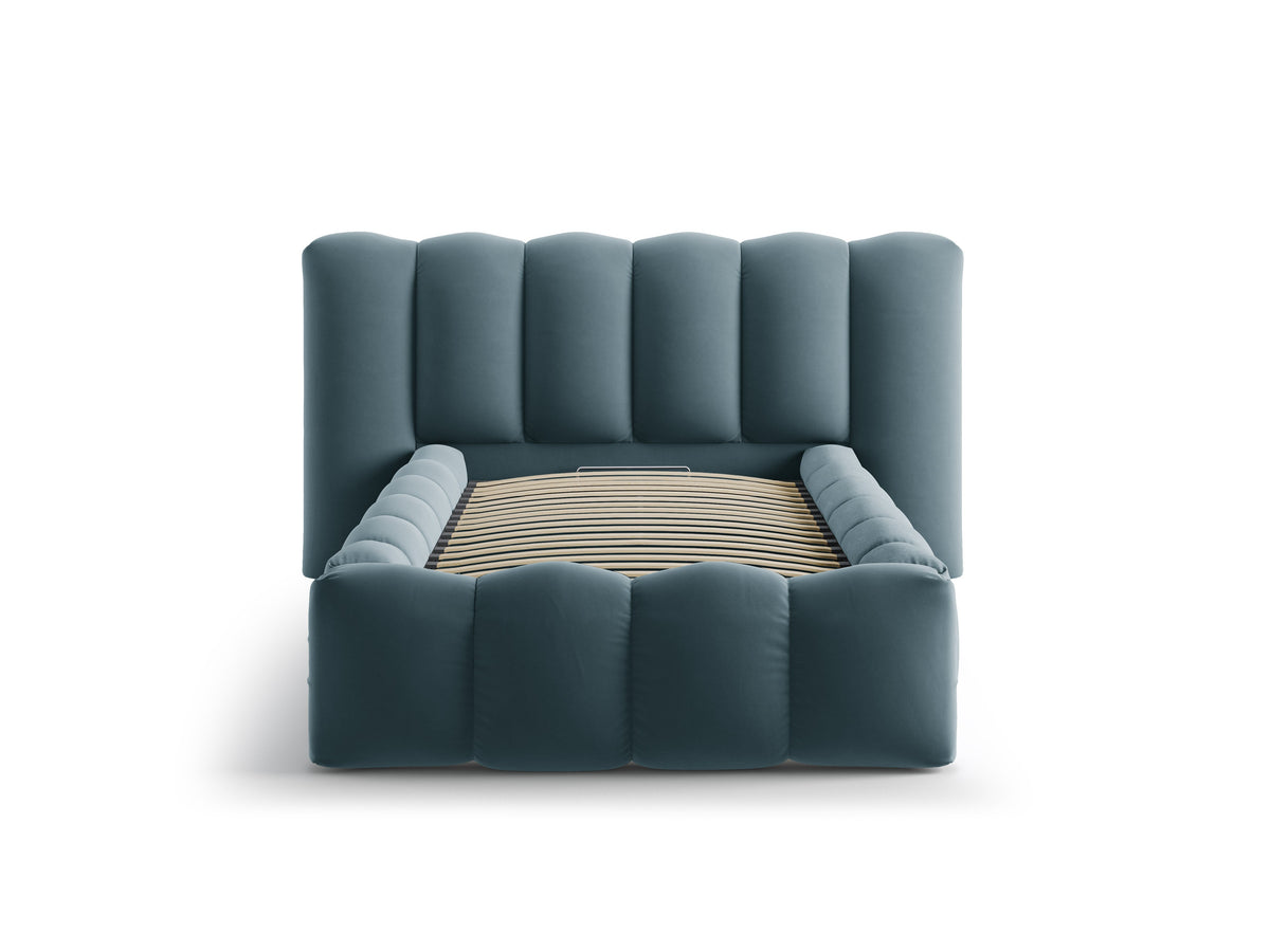 Lupine Letto Contenitore Con Testiera Letto Paris - Blu