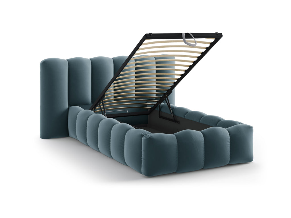 Lupine Letto Contenitore Con Testiera Letto Paris - Blu