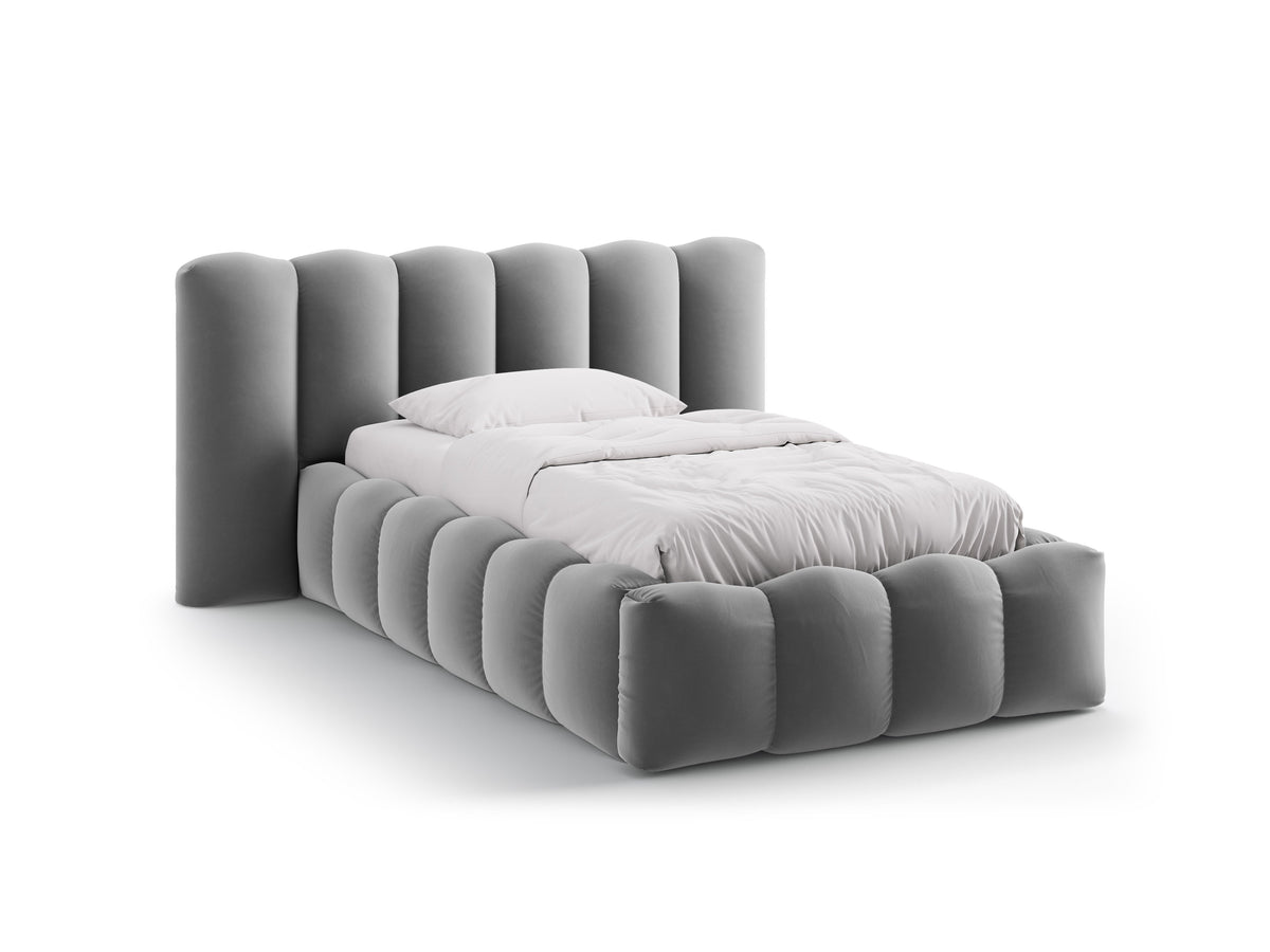 Lupine Letto Contenitore Con Testiera Letto Paris - Grigio