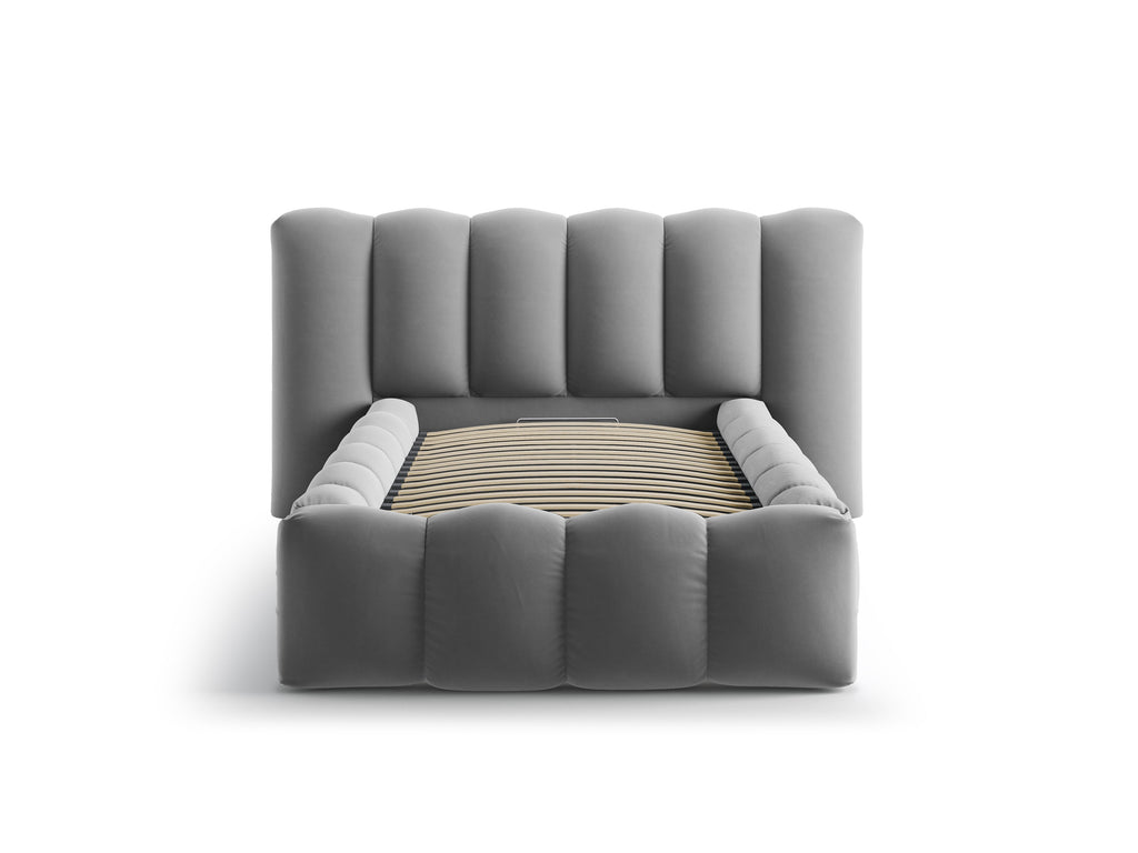 Lupine Letto Contenitore Con Testiera Letto Paris - Grigio