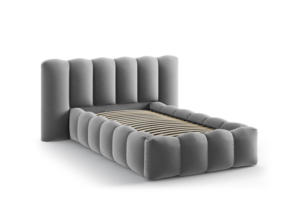 Lupine Letto Contenitore Con Testiera Letto Paris - Grigio