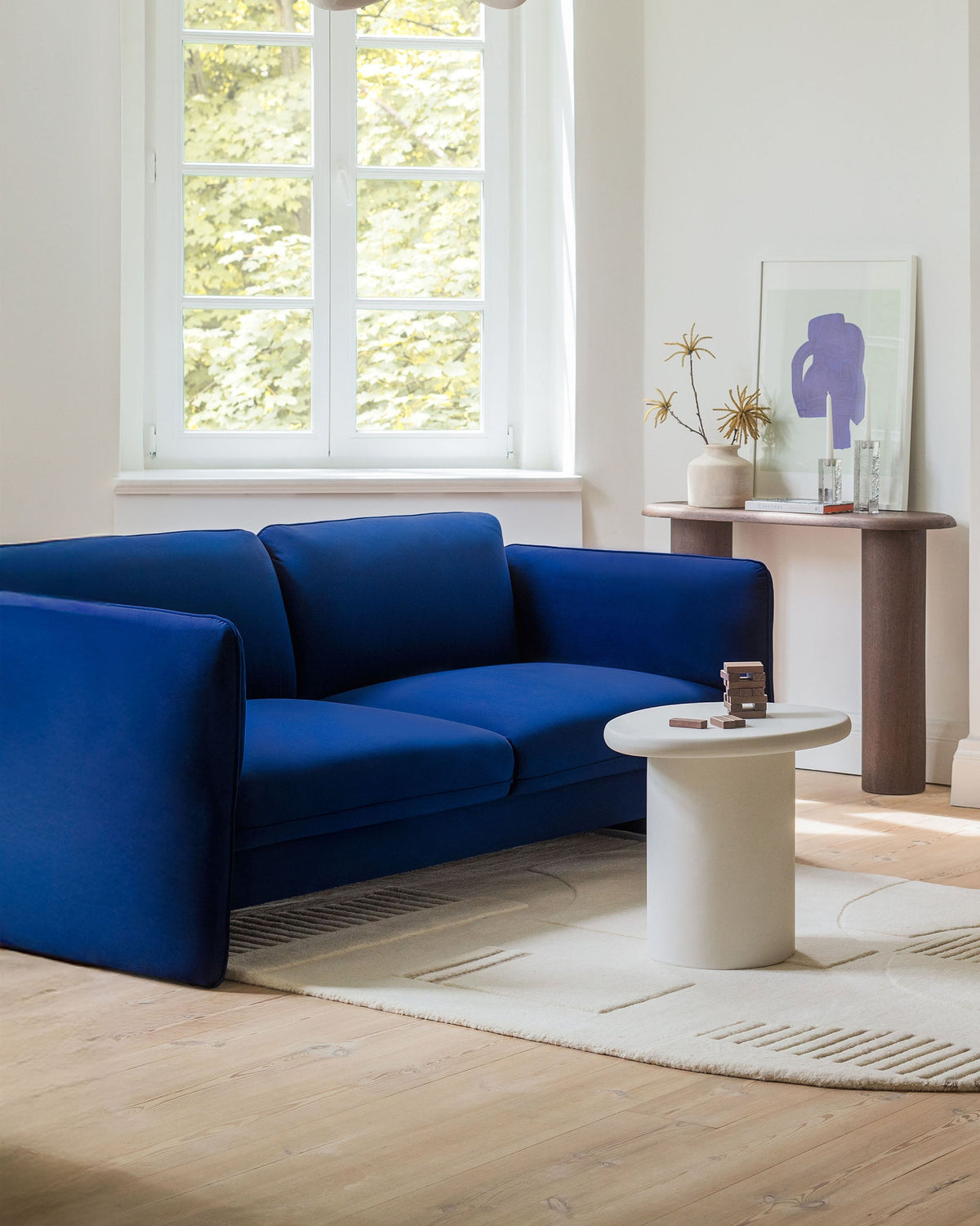Georgia Divano 2 Posti Magic Velvet - Cobalto