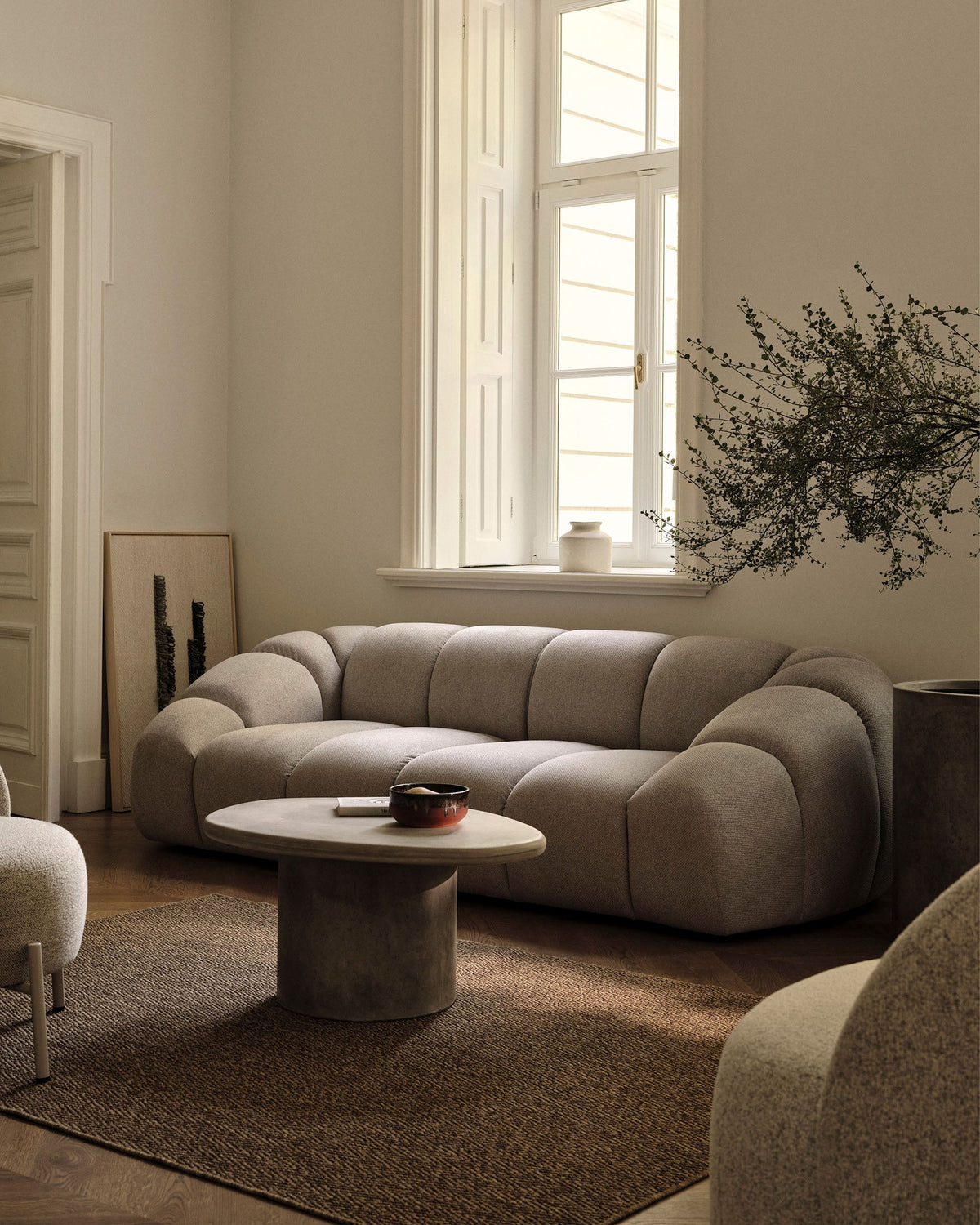 Diana Divano 2 Posti Sonic - Beige chiaro