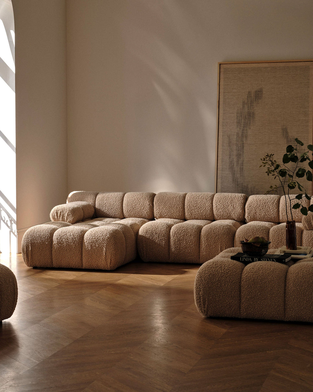 Bellis Divano componibile 2 Posti Venus - Beige chiaro