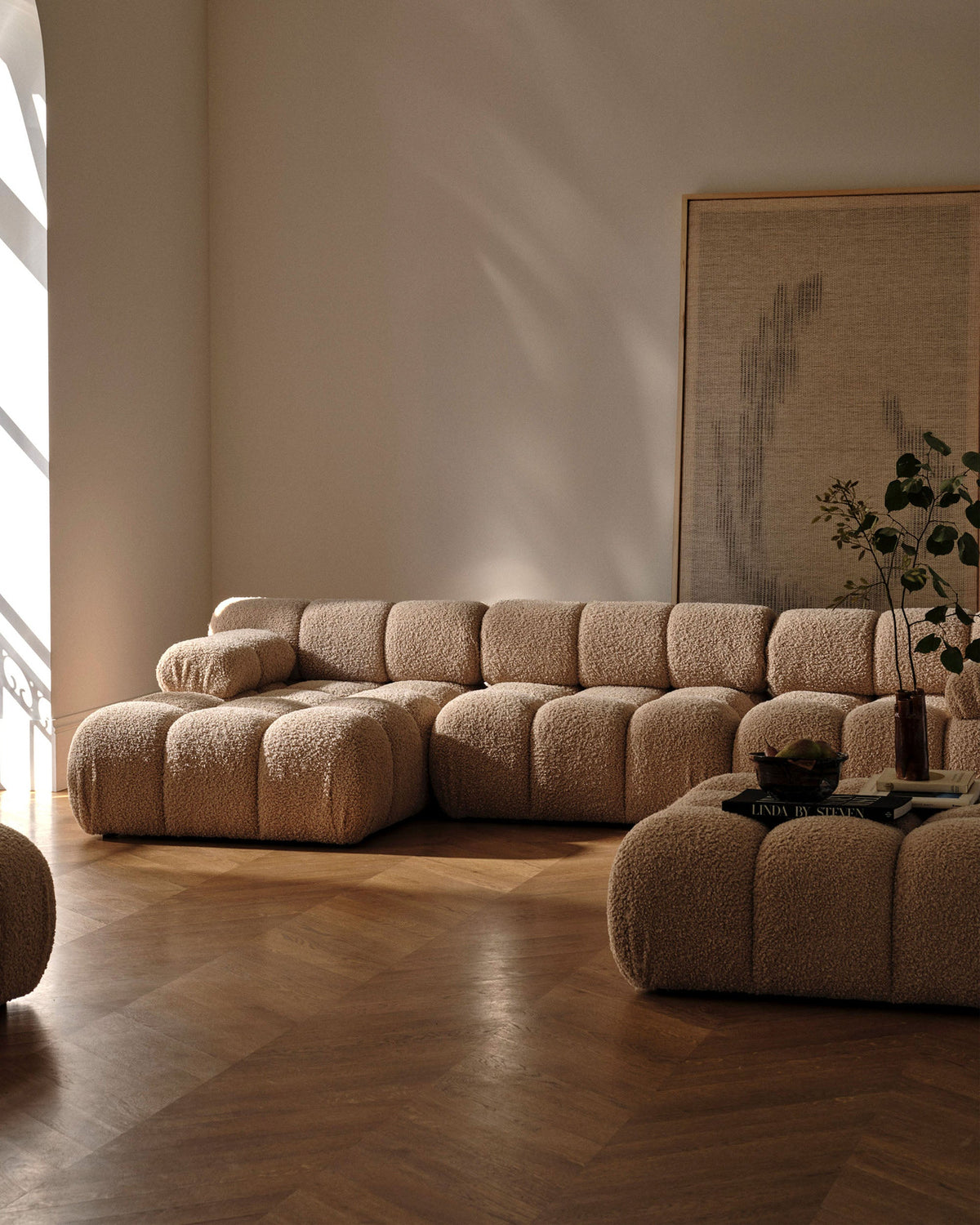 Bellis Divano componibile 3 Posti Liberty - Beige