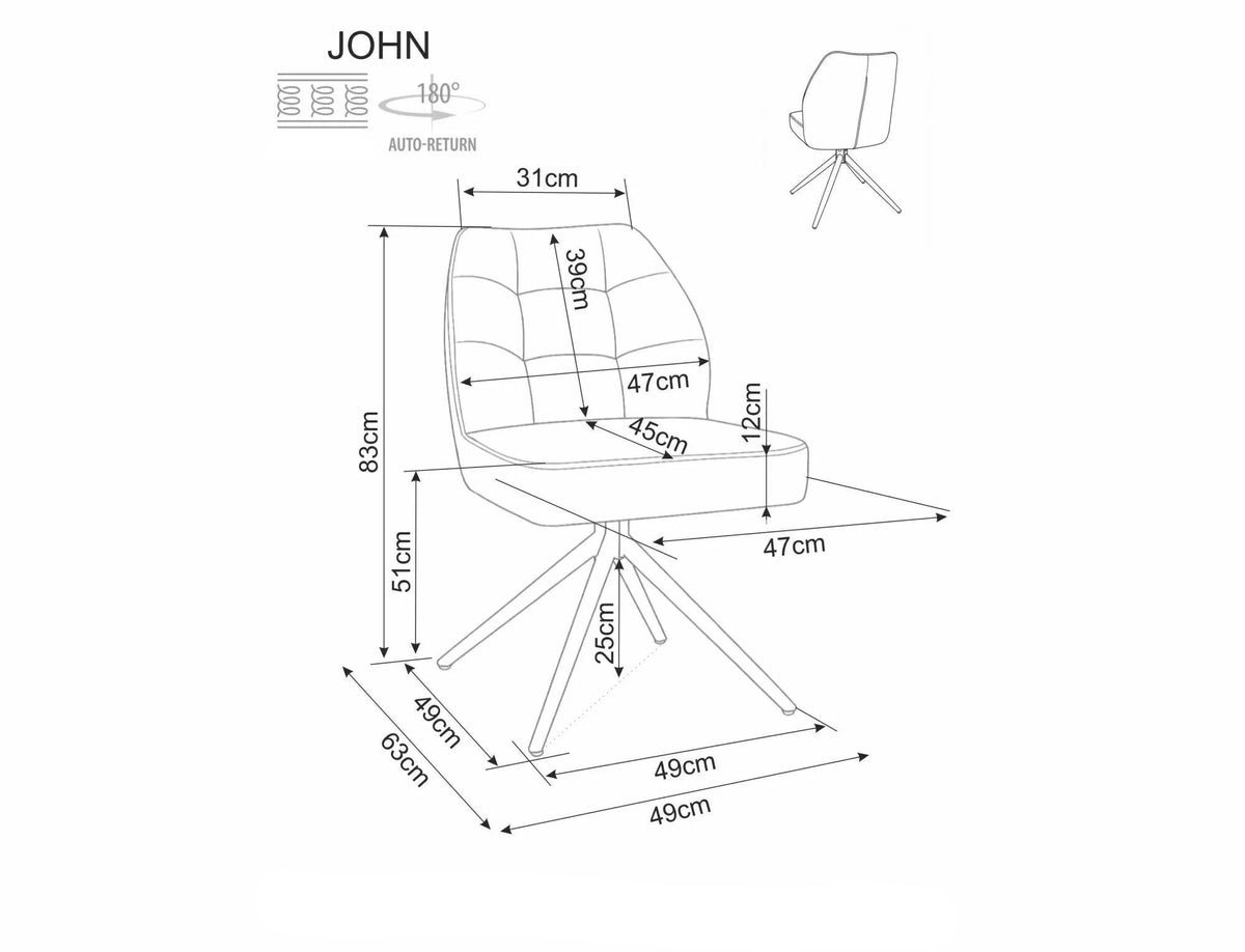 Sedia JOHN