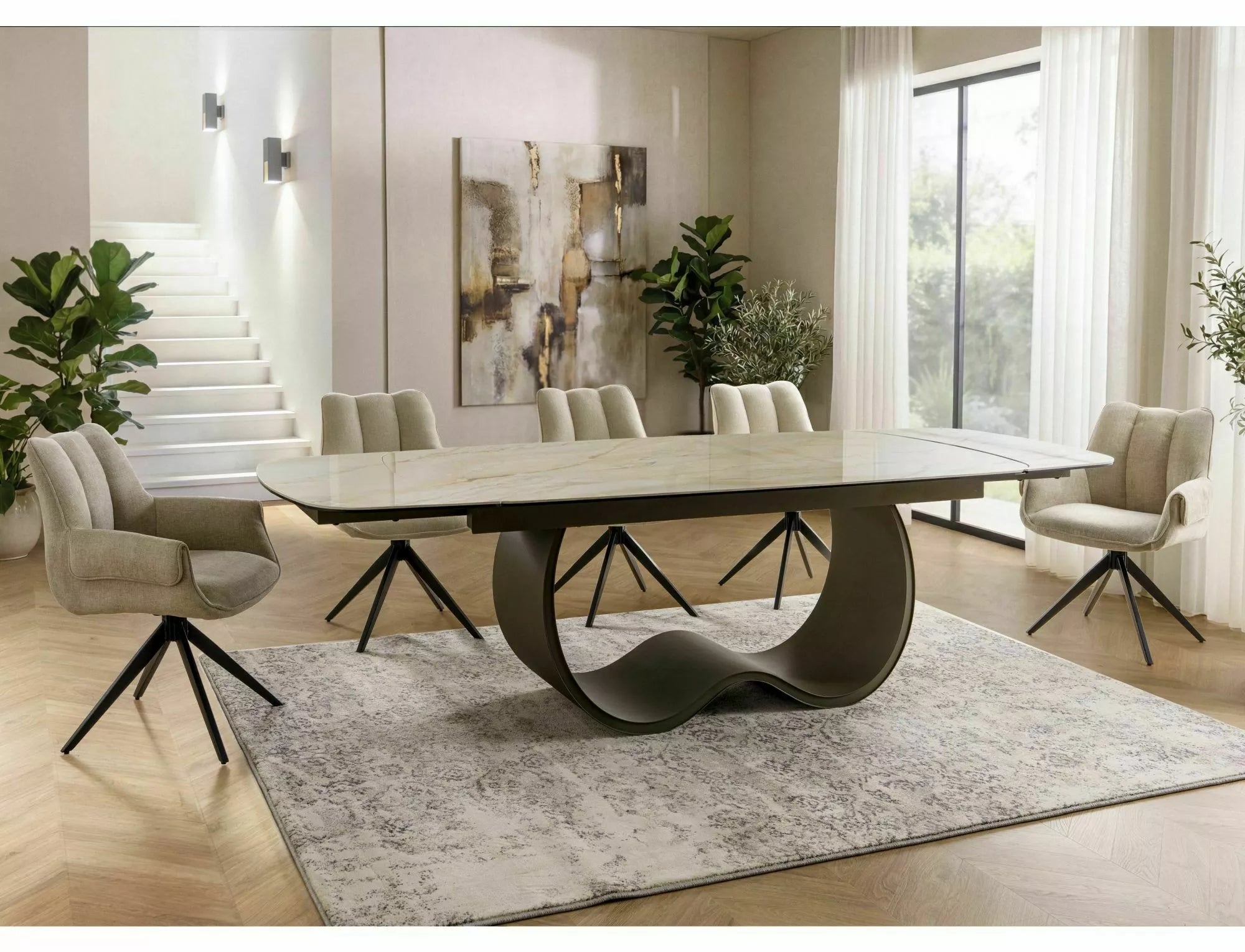 Tavolo in ceramica CASABLANCA