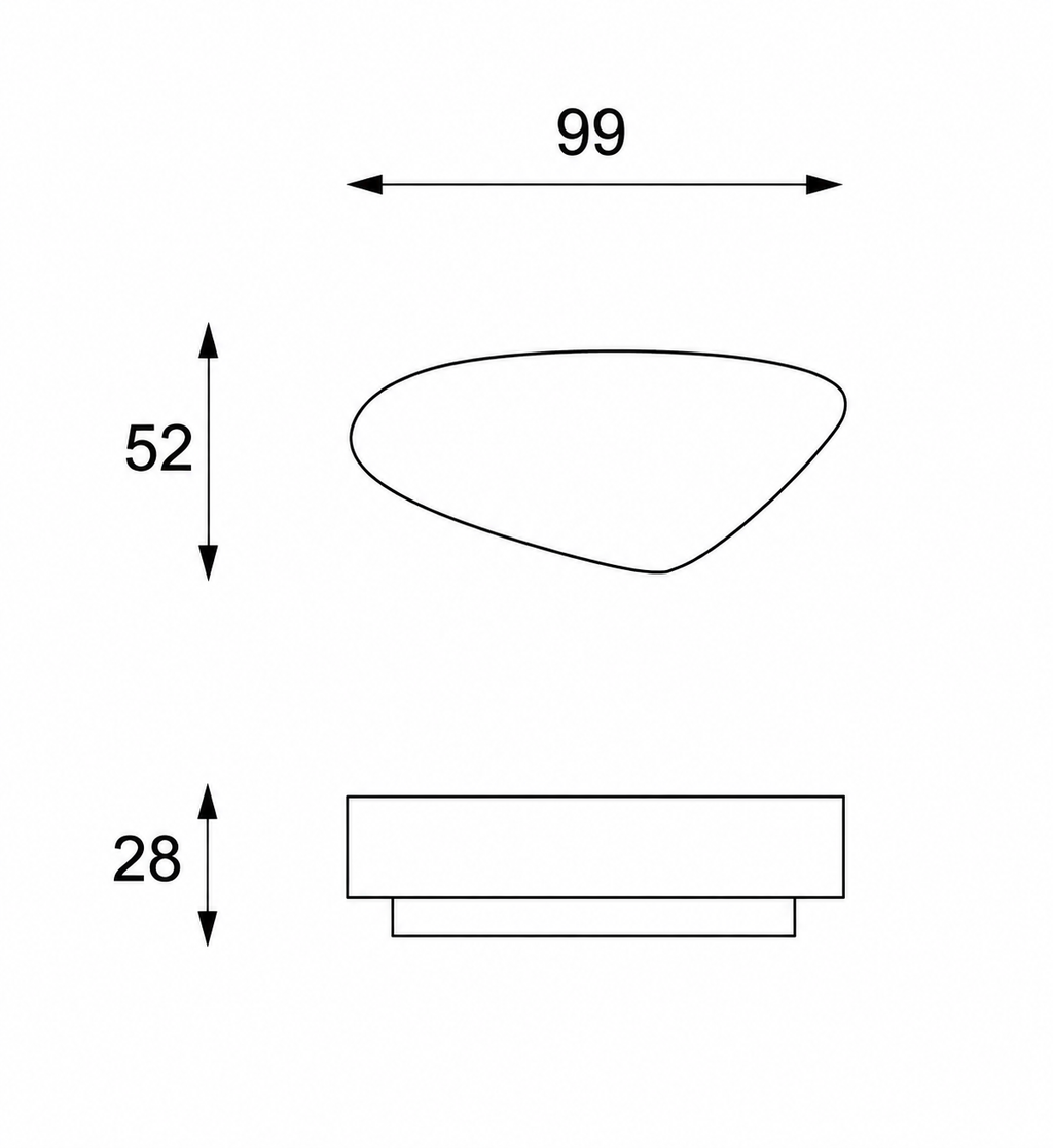 Tavolino TRAPEZIO